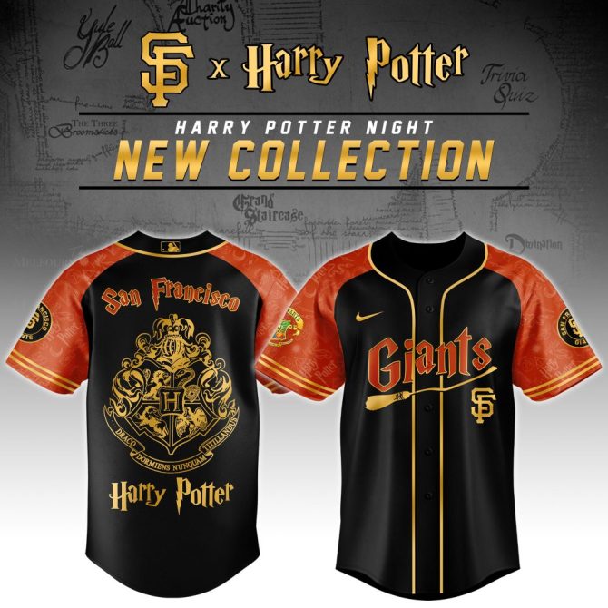 Limited Edition Harry Potter X Giants Jersey – Magic Meets Baseball Style!