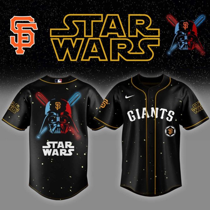 Limited Edition Star Wars X Giants Jersey – Dark Side Baseball Apparel