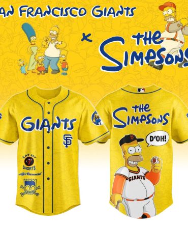Limited Edition San Francisco Giants X The Simpsons Jersey – Celebrate In Style!