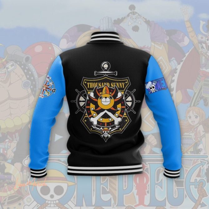 Custom Name Anime Varsity Jacket - One Piece Inspired Design, Perfect Gift For Fans - Image 3