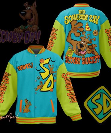 Scooby-Doo Retro Varsity Jacket - Zoinks! Stylish & Cozy For Fans