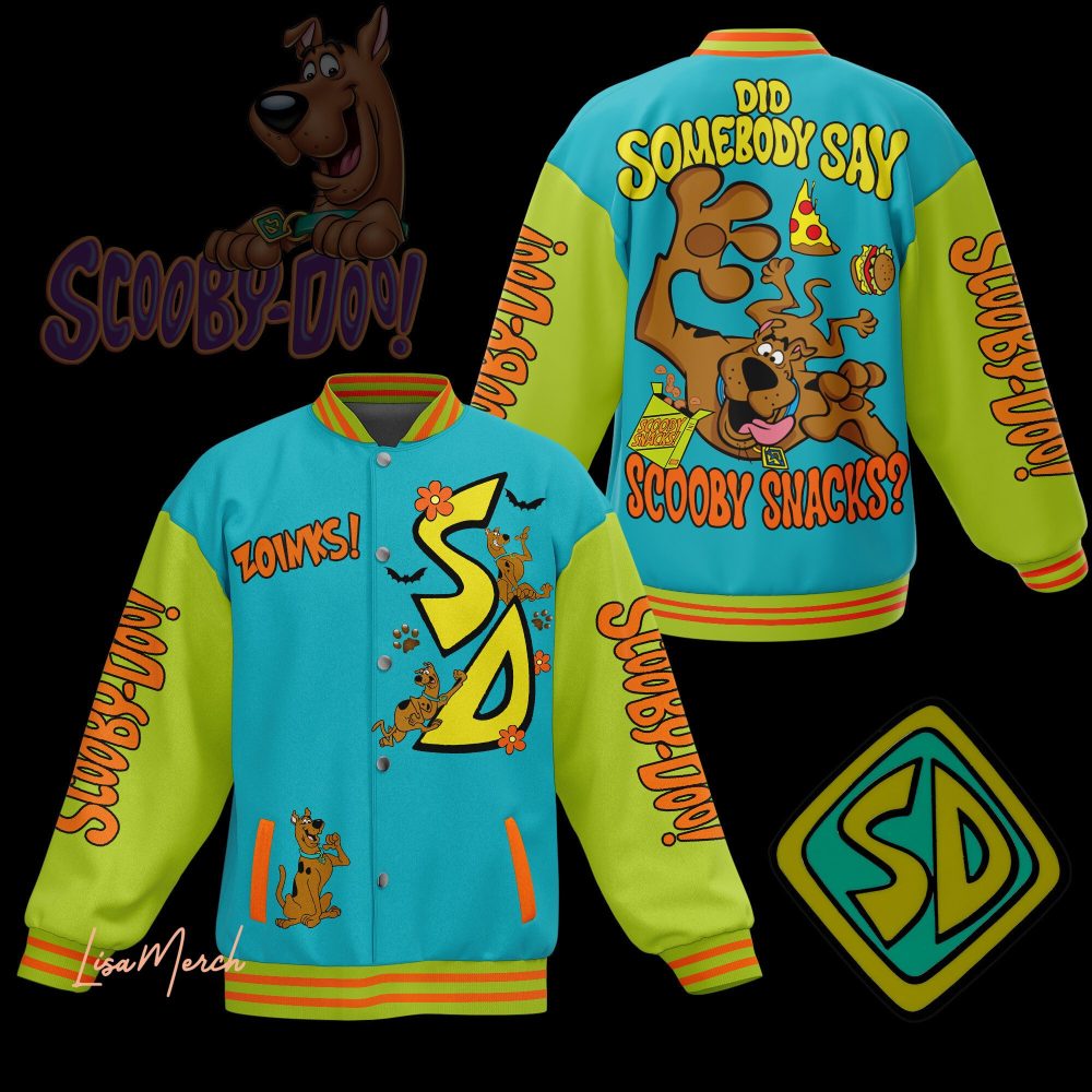 Scooby-Doo Retro Varsity Jacket - Zoinks! Stylish & Cozy For Fans
