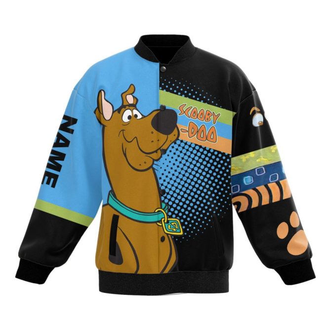 Scooby-Doo Custom Name Bomber Jacket - Colorful Cartoon Network Design - Personalized Gift - Image 2
