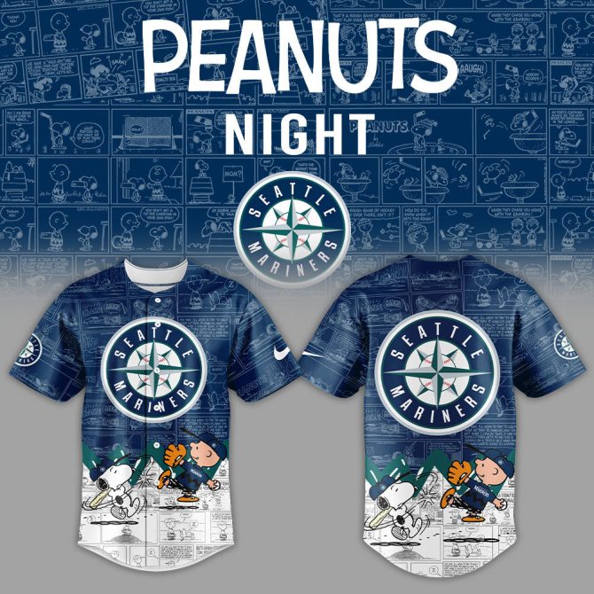 Exclusive Seattle Mariners Peanuts Night Jersey – Limited Edition Collectible!