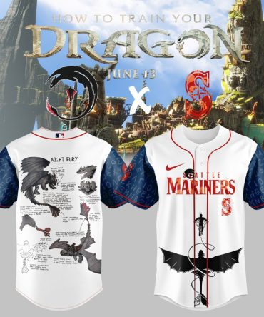 Exclusive How To Train Your Dragon X Mariners Jersey – Limited Edition Fan Gear!
