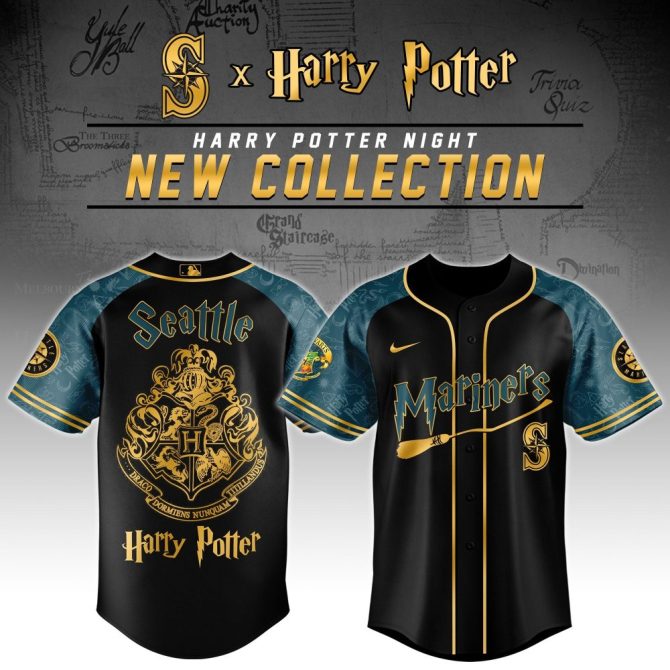 Limited Edition Seattle Mariners X Harry Potter Jersey - New Collection Magic Gear