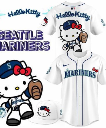 Hello Kitty Seattle Mariners Jersey & Hat Set - Cute Baseball Fan Apparel
