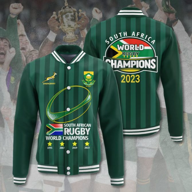 Celebrate Victory In Style - South Africa Rugby World Champions 2023 Jacket