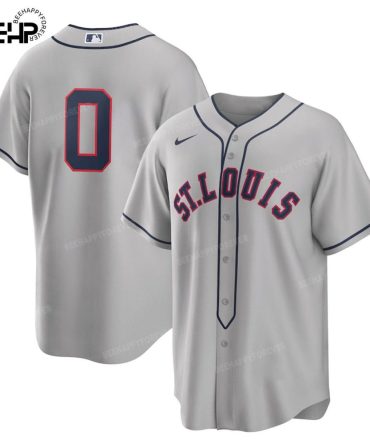 Authentic St. Louis Baseball Jersey - Customizable Number & Name, High-Quality Fabric, Perfect For Fans