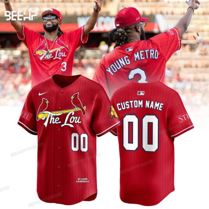 Customizable St. Louis Cardinals Jersey - Personalize Your Name & Number - Perfect Fan Gift!