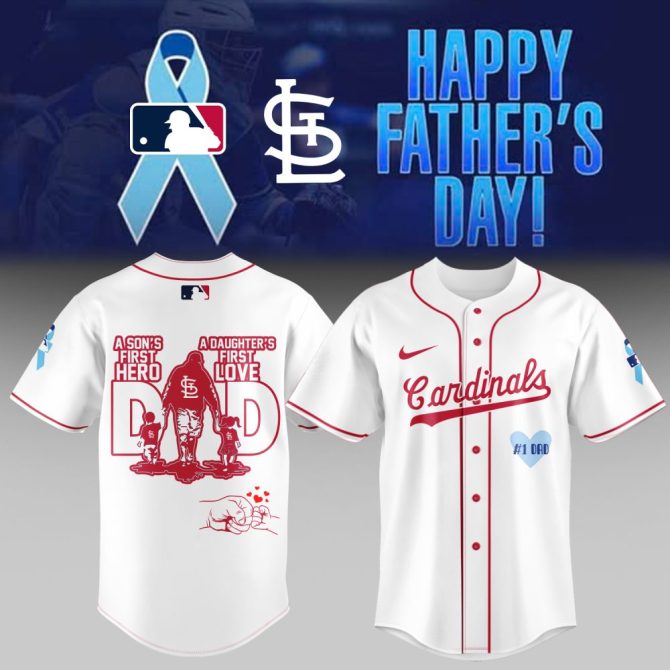 Celebrate Dad With Cardinals Father'S Day Jersey - A Son'S Hero, Daughter'S Love Gift!