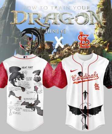 Exclusive How To Train Your Dragon X Cardinals Jersey – Perfect For Fans & Collectors!