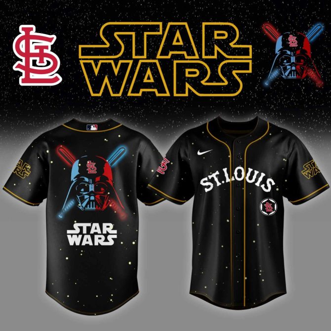 Limited Edition St. Louis Star Wars Baseball Jersey - Exclusive Darth Vader Design
