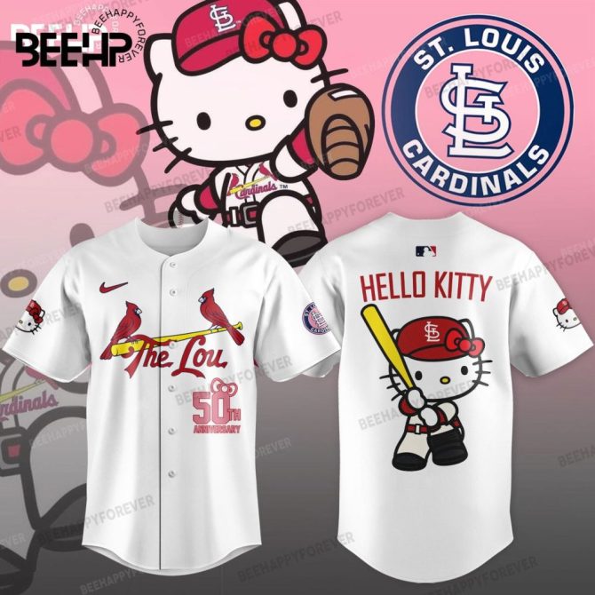 Hello Kitty St. Louis Cardinals 50Th Anniversary Jersey – Cute & Sporty Fan Gear