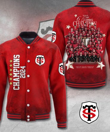 2024 Champions Red Varsity Jacket - Celebrate Victory With Style!