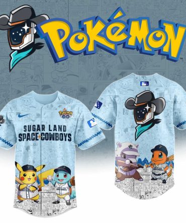 Limited Edition Pokémon Space Cowboys Jersey – Pikachu, Squirtle & More! Perfect For Fans & Collectors