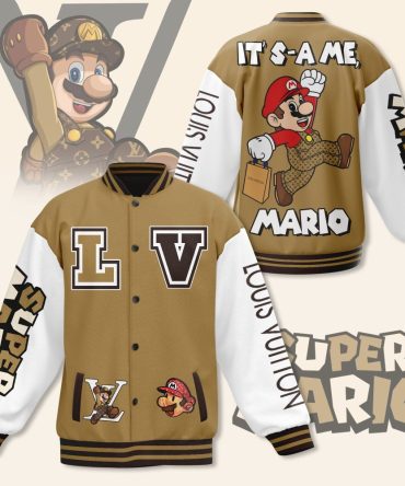 Comfimerch Super Mario New Bomber Baseball Jacket For Fan