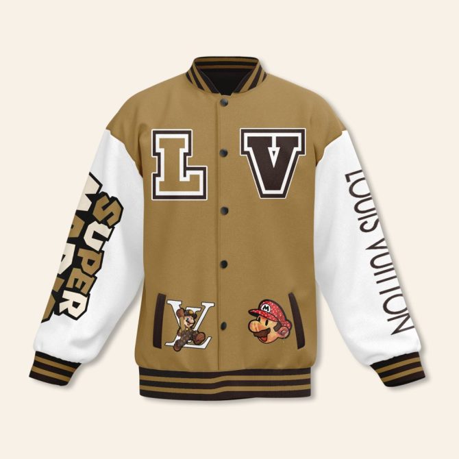 Comfimerch Super Mario New Bomber Baseball Jacket For Fan - Image 2