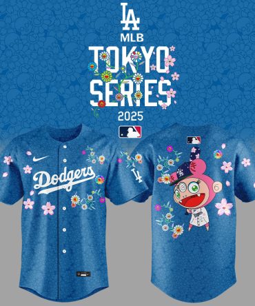 Limited Edition La Dodgers Tokyo Series 2025 Floral Baseball Jersey - Mlb Official Gear
