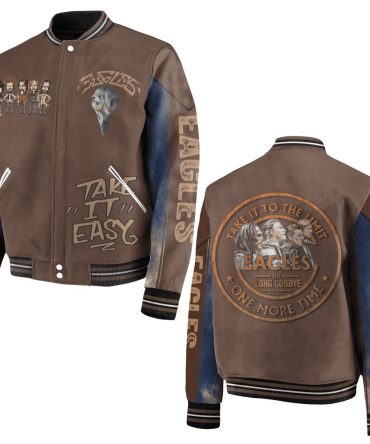 Eagles Bomber Jacket - 'Take It Easy' Retro Style For Music Fans