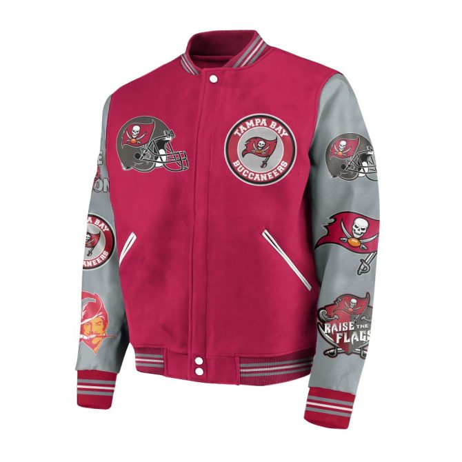 Limited Edition Buccaneers Varsity Jacket – Fire The Cannons! Perfect Gift For Fans - Image 2