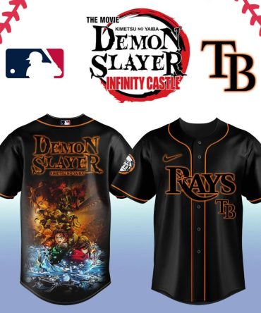 Demon Slayer X Mlb Tampa Bay Rays Jersey – Limited Edition Anime Fan Gear