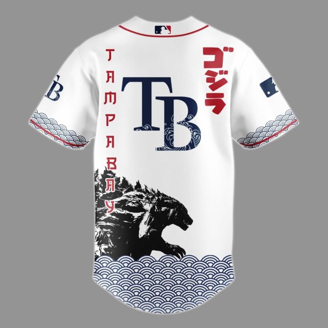 Limited Edition Godzilla X Rays Baseball Jersey - Unique Design For Fans! - Image 3