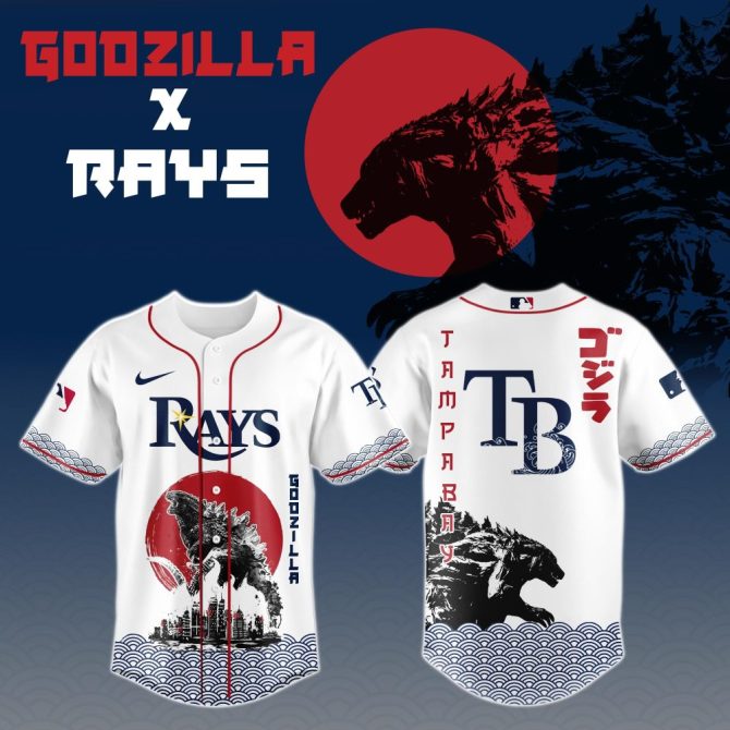 Limited Edition Godzilla X Rays Baseball Jersey - Unique Design For Fans!