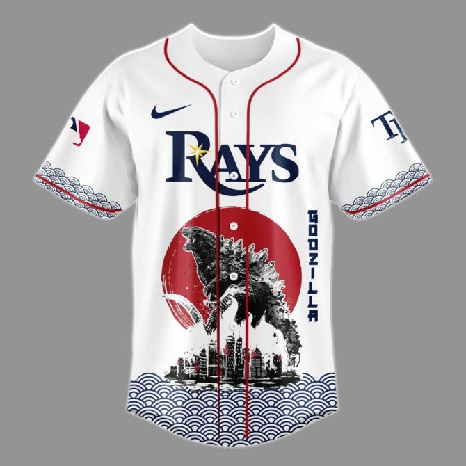 Limited Edition Godzilla X Rays Baseball Jersey - Unique Design For Fans! - Image 2
