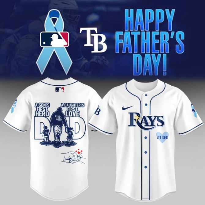 Celebrate Dad With Tampa Bay Rays Father'S Day Jersey - A Son'S Hero, Daughter'S Love Gift!