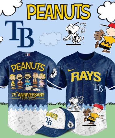 Celebrate Peanuts 75Th Anniversary With Limited Edition Rays Jersey & Cap – Iconic Design For Fans!