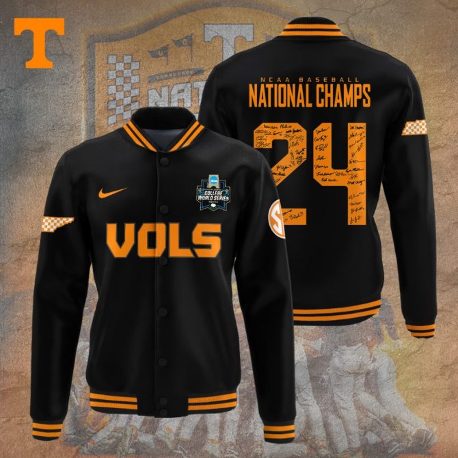 Limited Edition Vols Ncaa Champs Varsity Jacket - Celebrate Victory In Style!