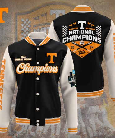 2024 Tennessee Baseball National Champions Varsity Jacket - Ncaa Official Apparel