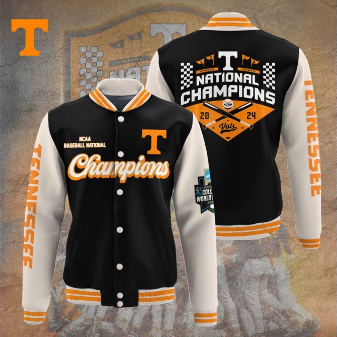 2024 Tennessee Baseball National Champions Varsity Jacket - Ncaa Official Apparel