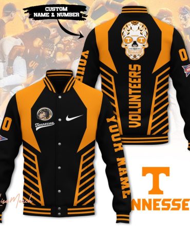 Custom Tennessee Volunteers Varsity Jacket - Personalized Name & Number, Stylish Team Apparel