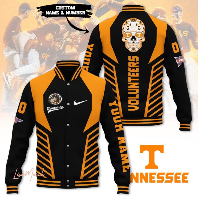 Custom Tennessee Volunteers Varsity Jacket - Personalized Name & Number, Stylish Team Apparel