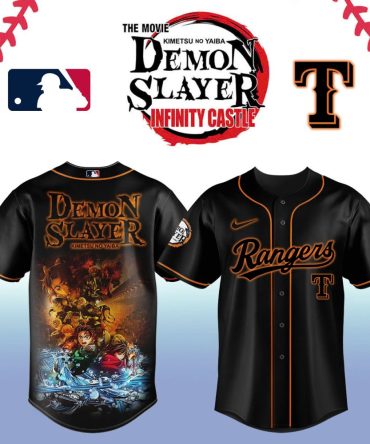 Limited Edition Demon Slayer X Rangers Baseball Jersey - Anime Fans Must-Have!
