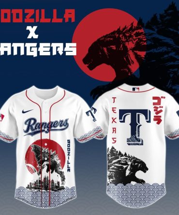 Limited Edition Godzilla X Rangers Baseball Jersey - Bold Design & Premium Quality