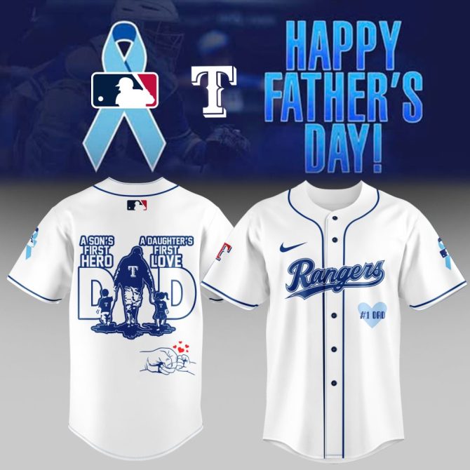 Celebrate Father'S Day With Mlb Rangers Jersey – Perfect Gift For Dad, Hero & Love!
