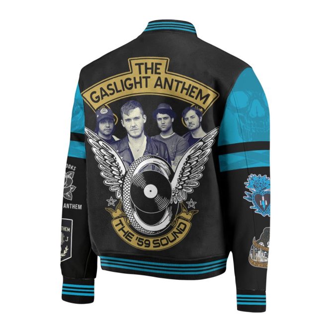 Gaslight Anthem Band Varsity Jacket - Stylish Music Fan Apparel With Iconic Designs - Image 3