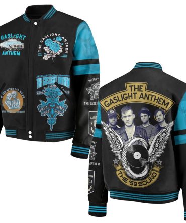 Gaslight Anthem Band Varsity Jacket - Stylish Music Fan Apparel With Iconic Designs