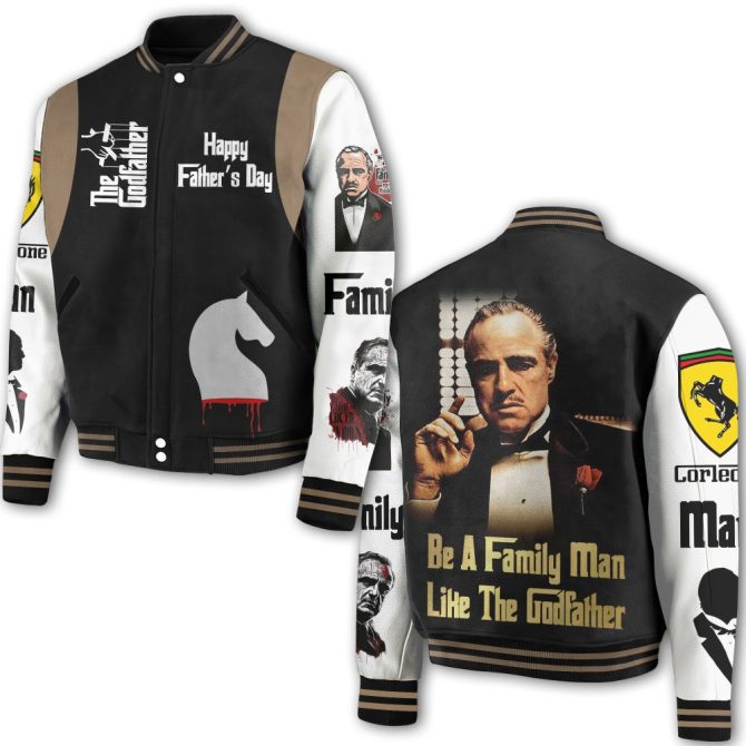 Exclusive Godfather Varsity Jacket - Perfect Father'S Day Gift, Iconic Movie Tribute - Image 4