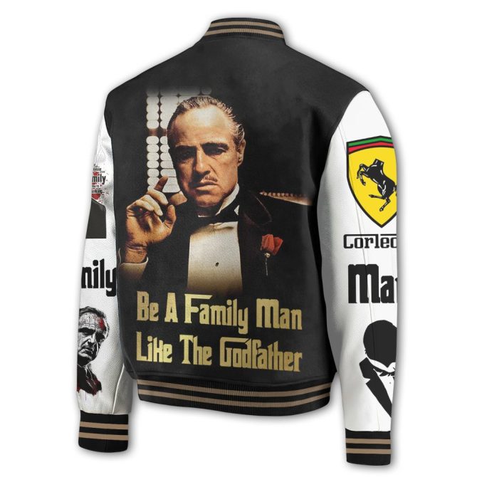 Exclusive Godfather Varsity Jacket - Perfect Father'S Day Gift, Iconic Movie Tribute - Image 3