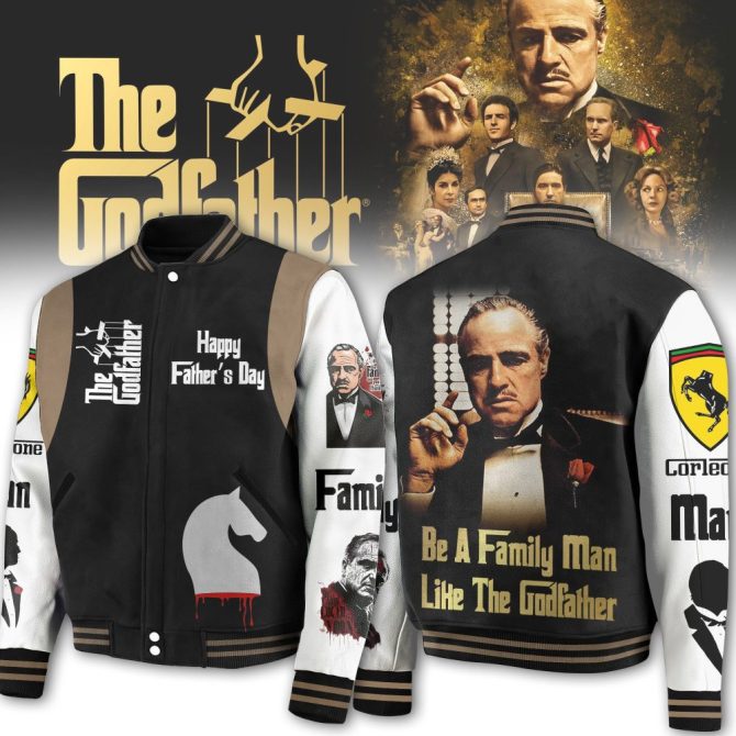 Exclusive Godfather Varsity Jacket - Perfect Father'S Day Gift, Iconic Movie Tribute