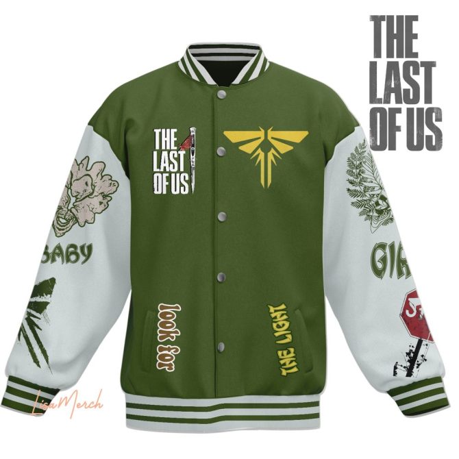 Epic 'The Last Of Us' Varsity Jacket – Limited Edition Gamer Apparel - Image 3