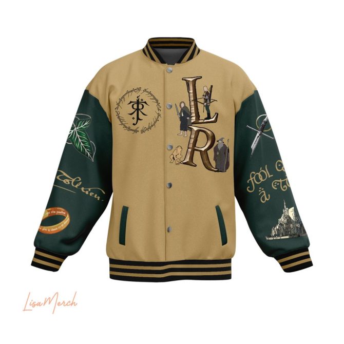Epic Lord Of The Rings Varsity Jacket – Iconic Design, Perfect For Fans! - Image 2