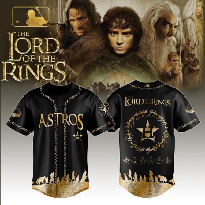Astros X Lord Of The Rings Baseball Jersey – Limited Edition Fan Gear