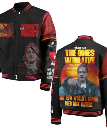 Exclusive Walking Dead Jacket - 'Where'S Rick?' Design - Bold & Stylish Apparel For Fans
