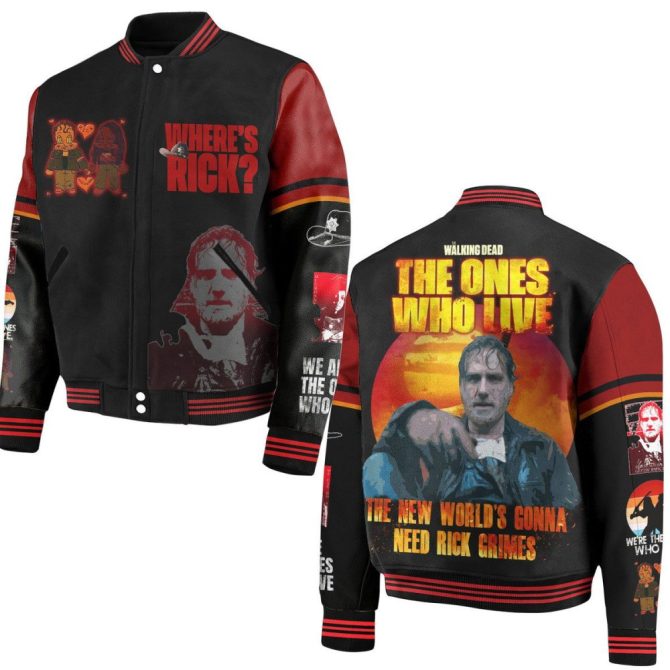 Exclusive Walking Dead Jacket - 'Where'S Rick?' Design - Bold & Stylish Apparel For Fans