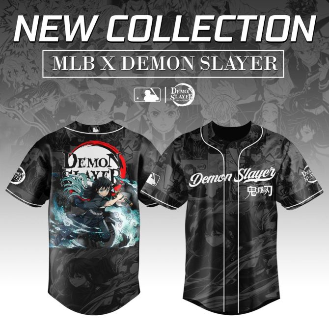 New Mlb X Demon Slayer Jersey – Limited Edition Anime Baseball Shirt
